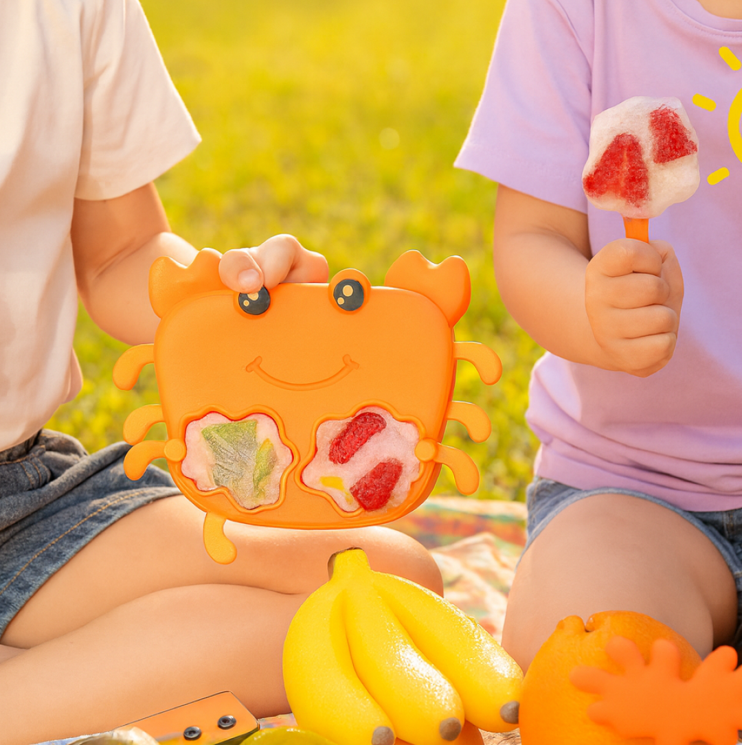 Crab Ice Mold – Silicone Ice Cream & sicle Mold for Kids (1 Pc)