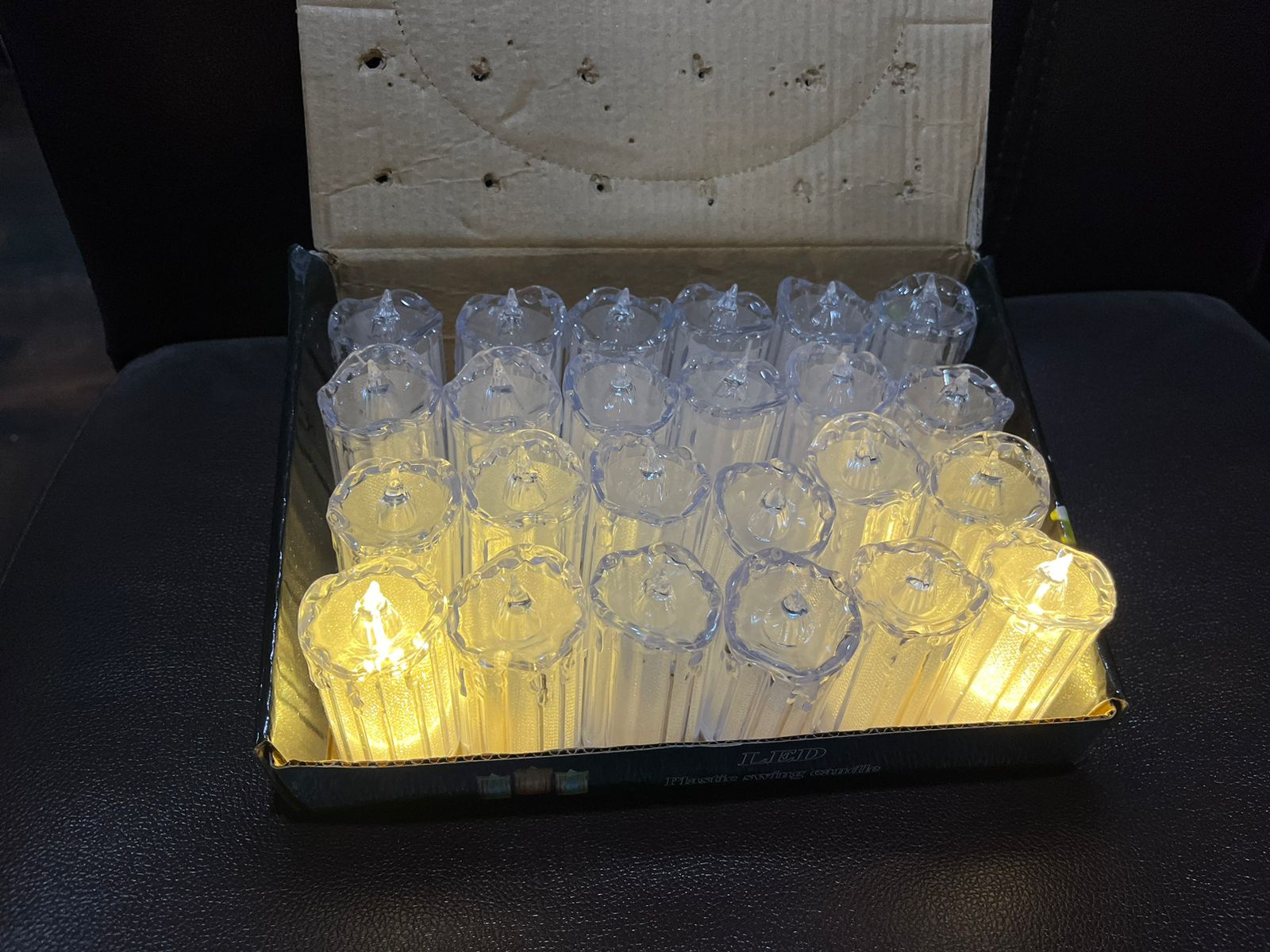 smokeless LED tea light candles